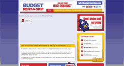 Desktop Screenshot of budgetrentaskip.com