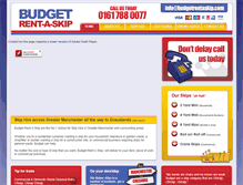 Tablet Screenshot of budgetrentaskip.com